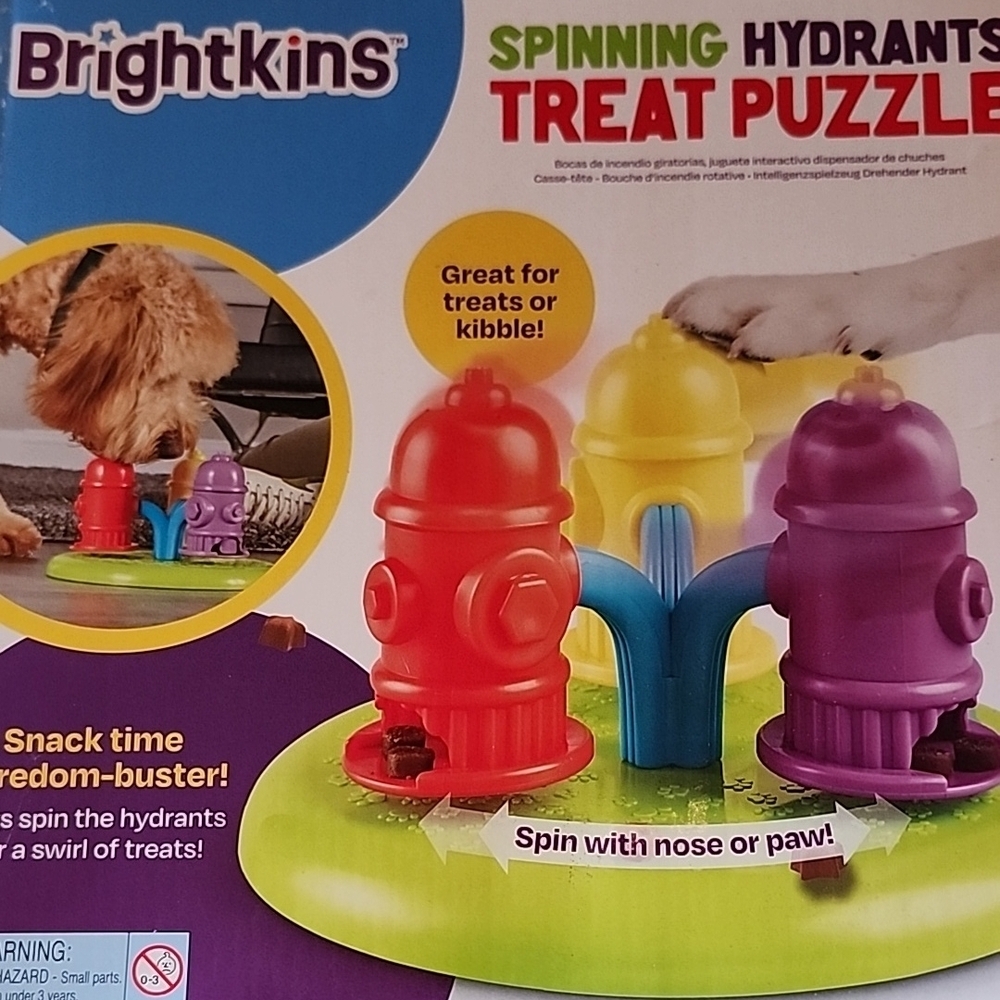Brightkins Spinning Hydrants Treat Puzzle